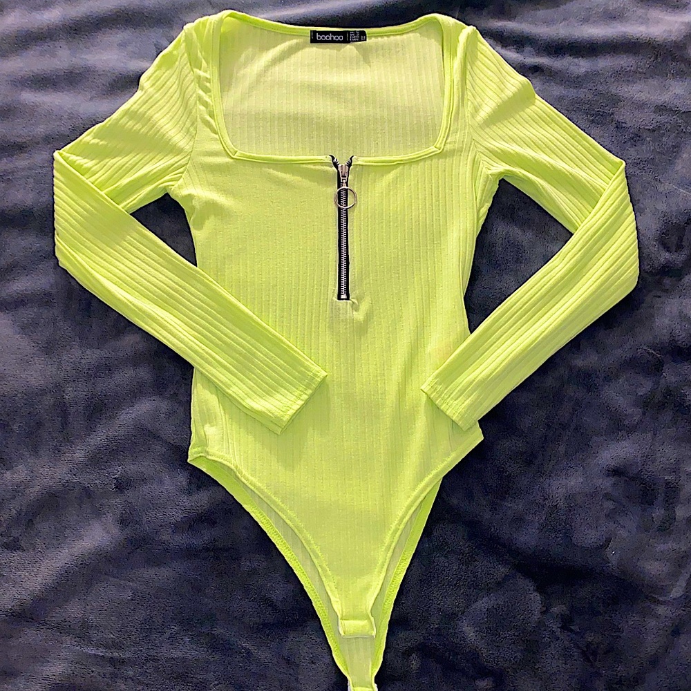 Neon Green Body suit